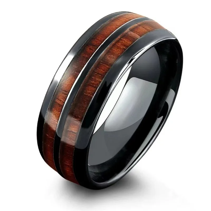 8mm Men Rings Jewelry Vintage Wood Grain Stainless Steel Engagement Wedding Anniversary Birthday Gifts Accessories
8mm Men Rings Jewelry Vintage Wood Grain Stainless Steel Engagement Wedding Anniversary Birthday Gifts Accessories
