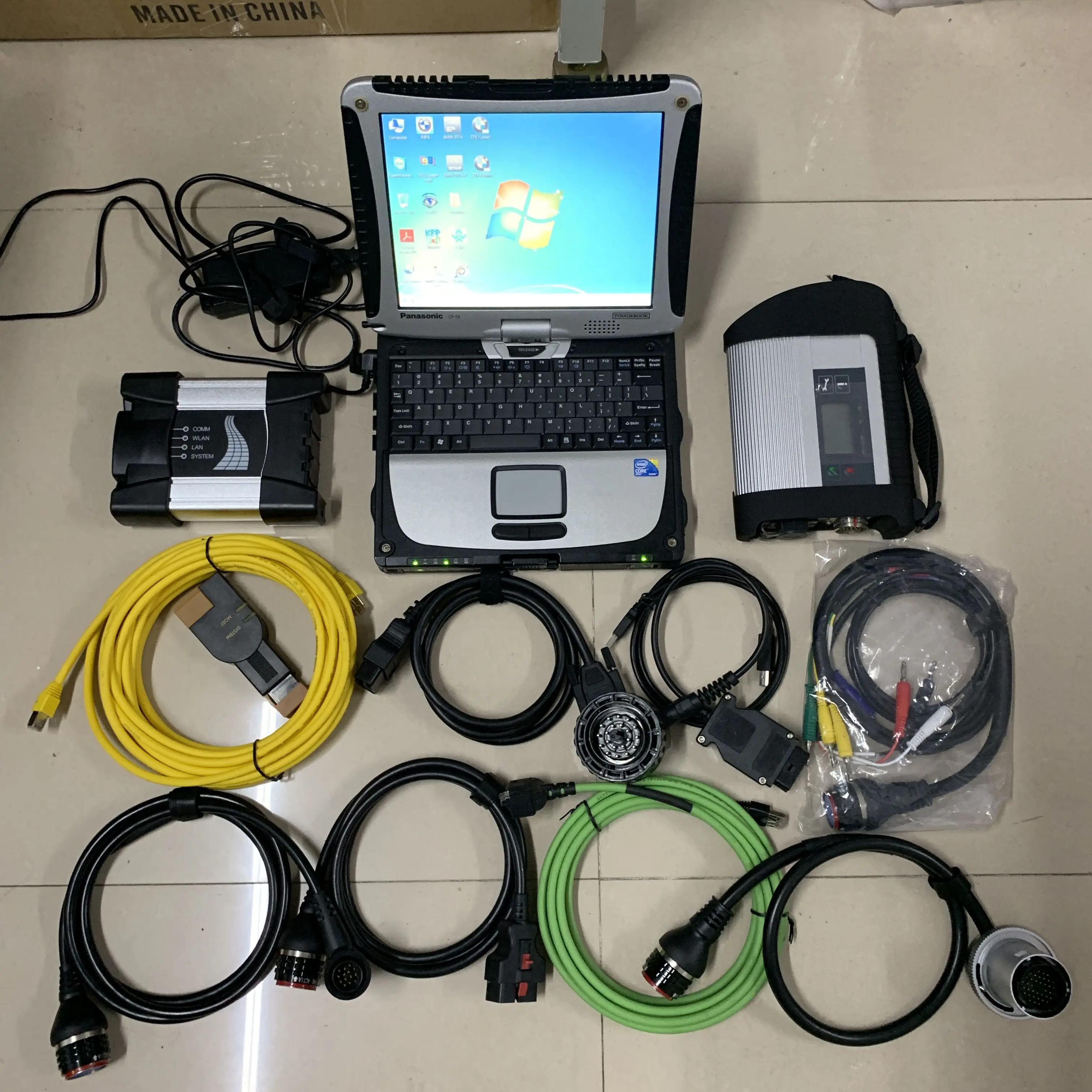 

MB STAR C4 Icom Next for BMW 2in1 Latest software 1TB HDD/SSD Used laptop Second Hand CF19 Auto Diagnosis Tool Car Code Scanner