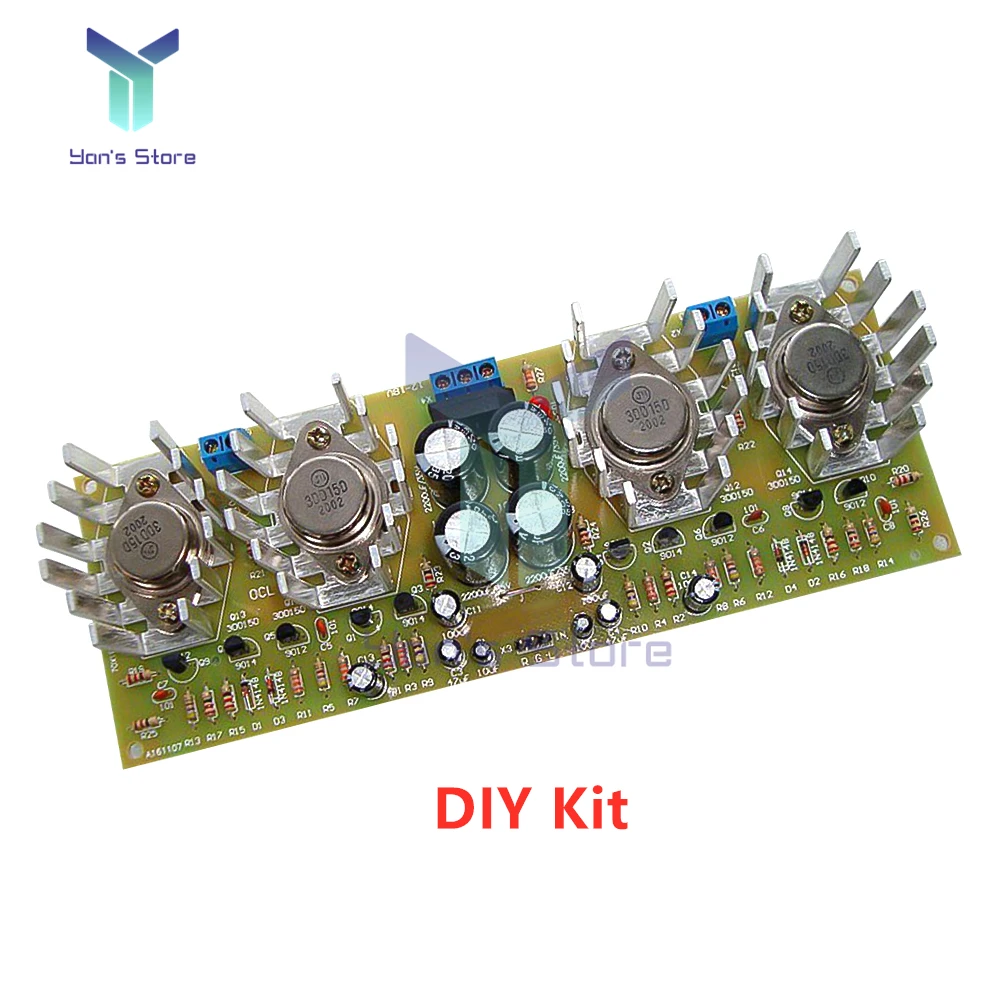 AC 12-18V OCL High Power Two-Channel DIY Power Amplifier Electronic Kit with Transformer Volume Potentiometer 20W+20W 30W+30W
AC 12-18V OCL High Power Two-Channel DIY Power Amplifier Electronic Kit with Transformer Volume Potentiometer 20W+20W 30W+30W
