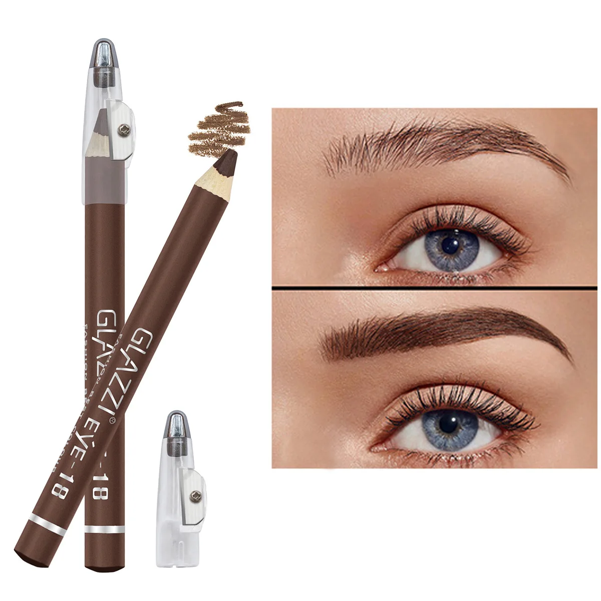 2PCS Eyebrow Pencil with Sharpener Cap Microblading Supplies Waterproof For Marking Permanent Makeup Eye Brow Liners
2PCS Eyebrow Pencil with Sharpener Cap Microblading Supplies Waterproof For Marking Permanent Makeup Eye Brow Liners