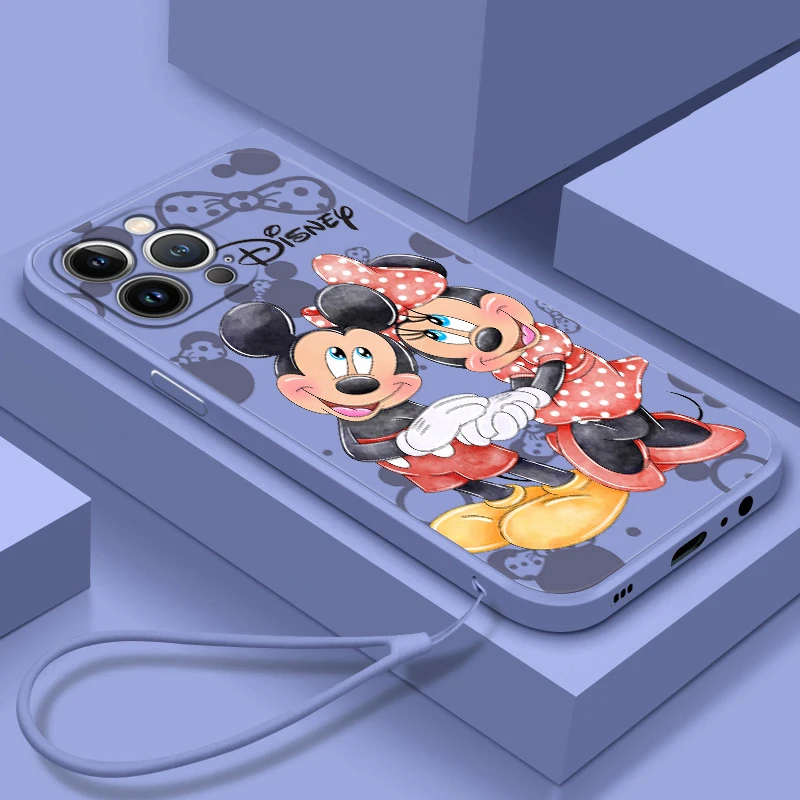 Mickey Minnie Cartoon For Apple iPhone 14 13 12 Mini 11 Pro XS MAX XR X 8 7 6S SE Plus Liquid Rope Silicone Phone Case Fundas
Mickey Minnie Cartoon For Apple iPhone 14 13 12 Mini 11 Pro XS MAX XR X 8 7 6S SE Plus Liquid Rope Silicone Phone Case Fundas