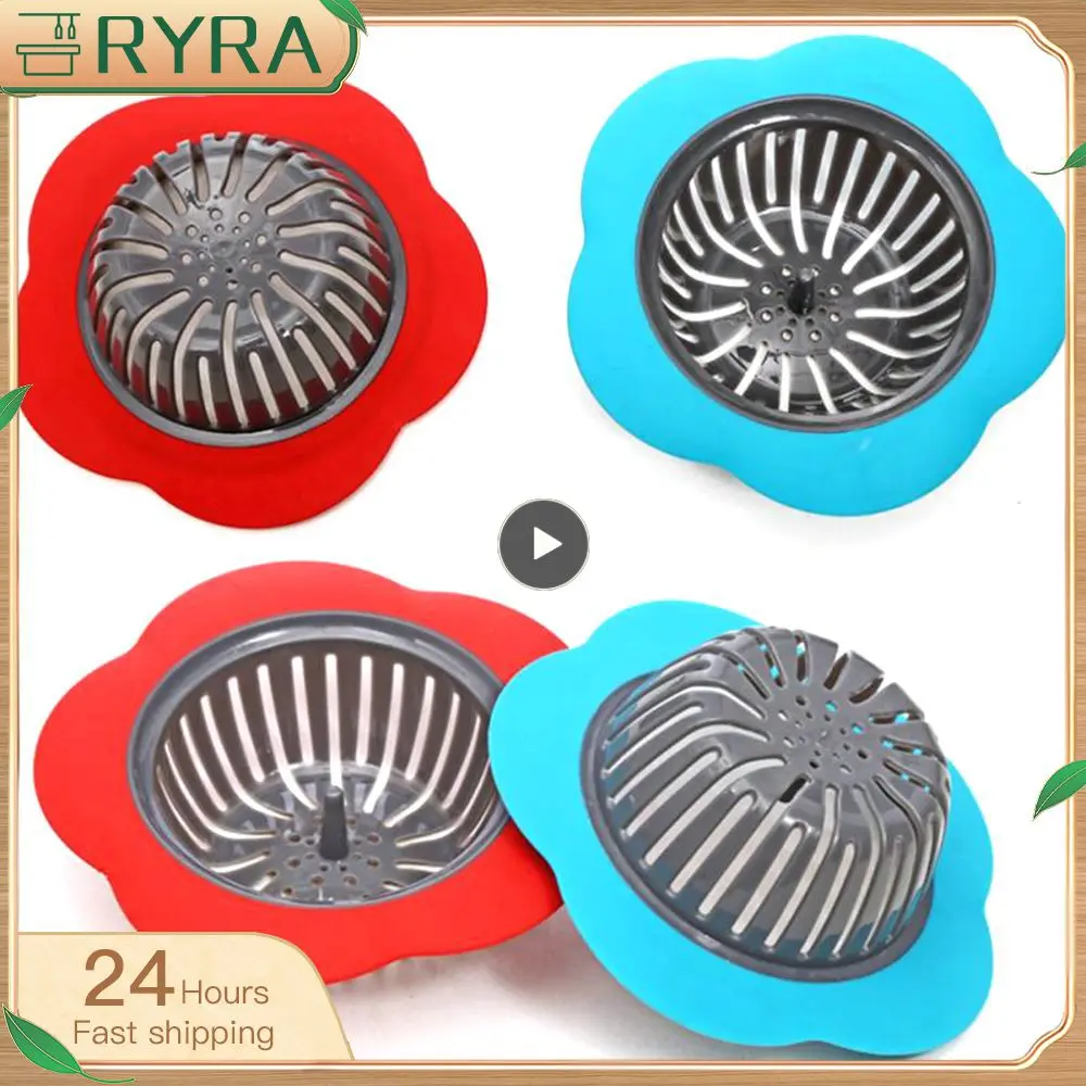 Multifunction Sewer Hair Filter Durable Silicone Sink Strainer 2 Colours High Quality Material Shower Sink Drain Cover
Multifunction Sewer Hair Filter Durable Silicone Sink Strainer 2 Colours High Quality Material Shower Sink Drain Cover