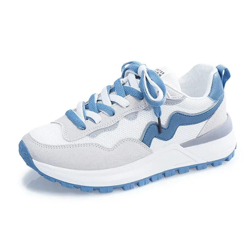 Women's Spring Mesh Leather Sports Casual Shoes Thick Bottom Anti Slip Wear-Resistant Breathable Color Matching Running Shoes
Women's Spring Mesh Leather Sports Casual Shoes Thick Bottom Anti Slip Wear-Resistant Breathable Color Matching Running Shoes