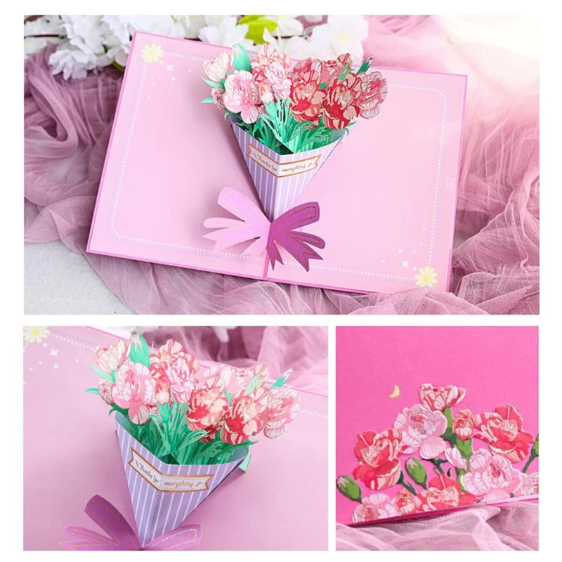 3D Popup Greeting Cards with Envelopes Handmade Carnation Flowers Bouquet Cards for Christmas Valentine Birthday Boys K1KF
3D Popup Greeting Cards with Envelopes Handmade Carnation Flowers Bouquet Cards for Christmas Valentine Birthday Boys K1KF
