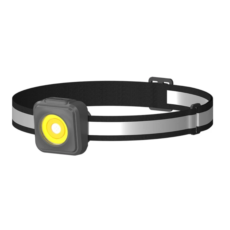 

Rechargeable COB Led Headlamp Waterproof Camping Head Lamp Flashlight Flood Light Ultra-Bright Head Lamp with 3 Modes