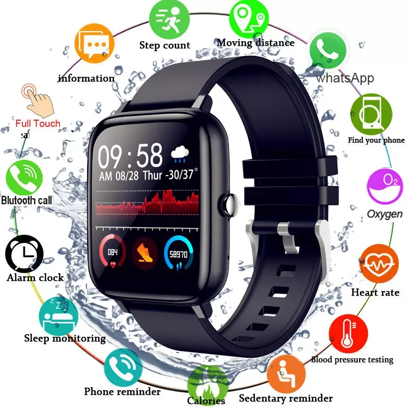 Watch Men Women Ip67 Bluetooth Call Waterproof Sport Fitness Tracker Watches Blood Pressure Smartwatch For Samsung
Watch Men Women Ip67 Bluetooth Call Waterproof Sport Fitness Tracker Watches Blood Pressure Smartwatch For Samsung