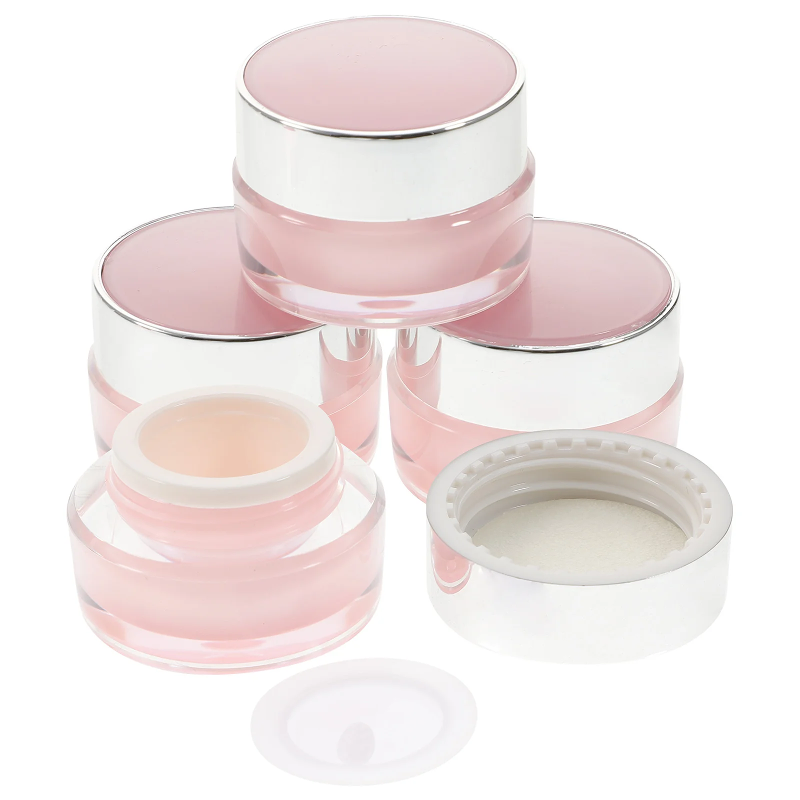 4Pcs Acrylic Cream Holder Lotion Dispenser Bottles Compact Lotion Sub Bottles Cream Jars
4Pcs Acrylic Cream Holder Lotion Dispenser Bottles Compact Lotion Sub Bottles Cream Jars
