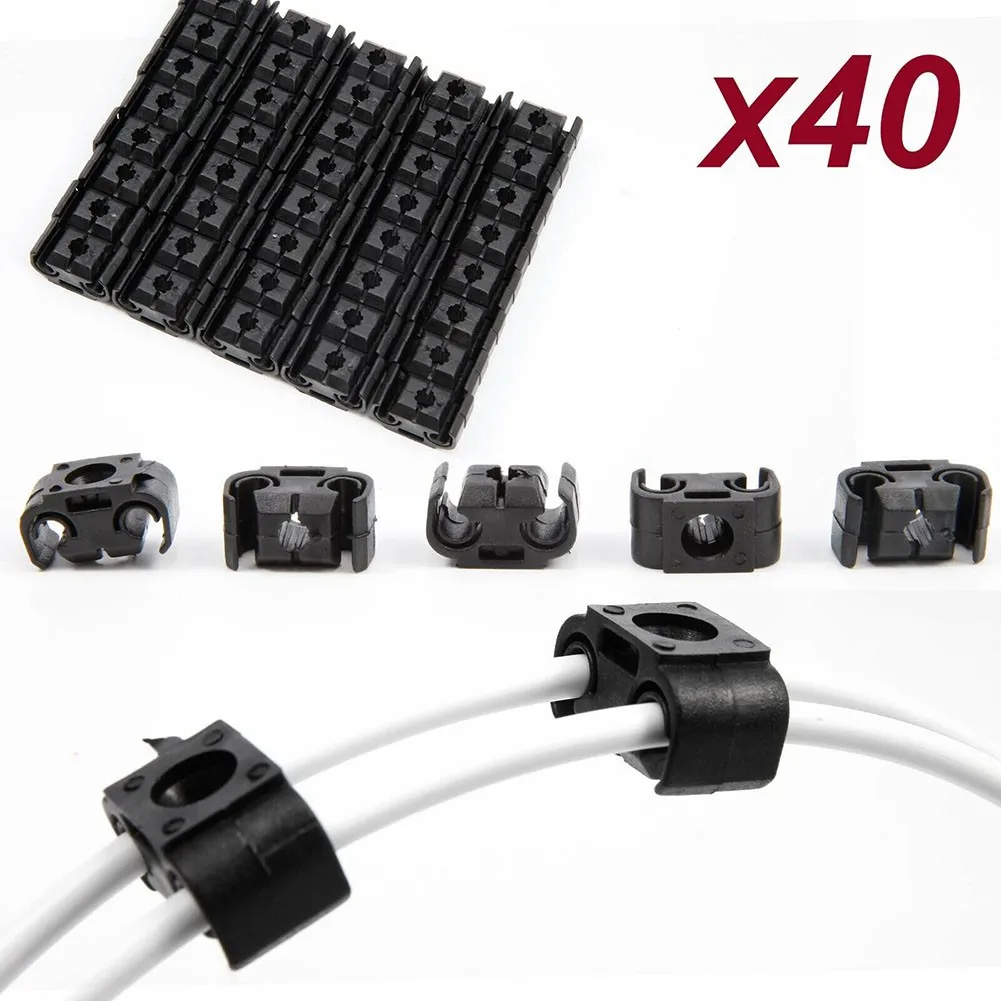 40* 4.75mm Double Brake Line Clip Brake Cable Fixed Holders Bracket For A4 / S4 / A6 / S6 / A8 / S8 / RS4 Car Accessories
40* 4.75mm Double Brake Line Clip Brake Cable Fixed Holders Bracket For A4 / S4 / A6 / S6 / A8 / S8 / RS4 Car Accessories
