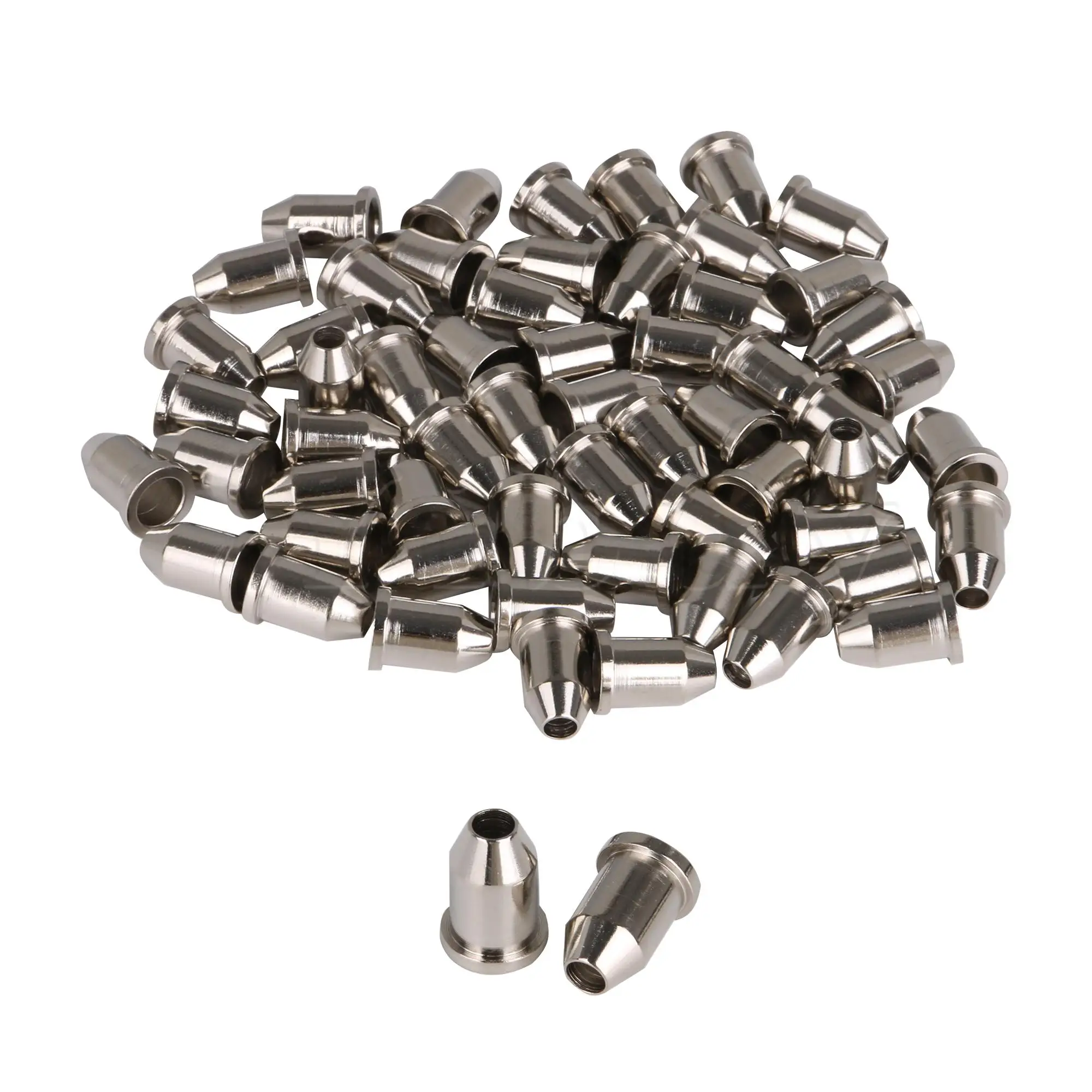 60PCS Guitar String Mounts Ferrules Buckle for Musical Instruments Metal
60PCS Guitar String Mounts Ferrules Buckle for Musical Instruments Metal