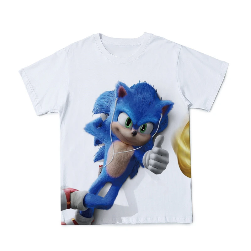 New Summer 3D Printing T-shirt Hot Anime Sonic Tshirts Children's Clothing Cute Kids Sweatshirt Cartoon Short Sleeve T shirts
New Summer 3D Printing T-shirt Hot Anime Sonic Tshirts Children's Clothing Cute Kids Sweatshirt Cartoon Short Sleeve T shirts