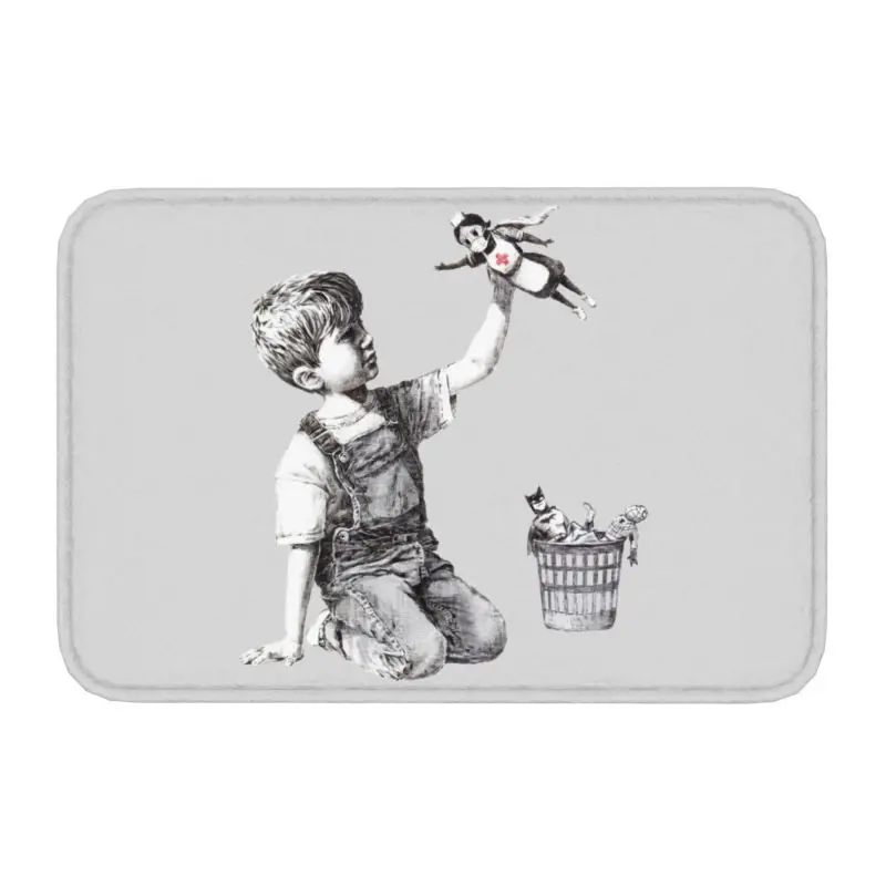 Banksy Tribute To Nurses Doormat Mat Anti-Slip Kitchen Bath Garden Entrance Rug Carpet 40*60cm Toilet Living Room Footpad
Banksy Tribute To Nurses Doormat Mat Anti-Slip Kitchen Bath Garden Entrance Rug Carpet 40*60cm Toilet Living Room Footpad