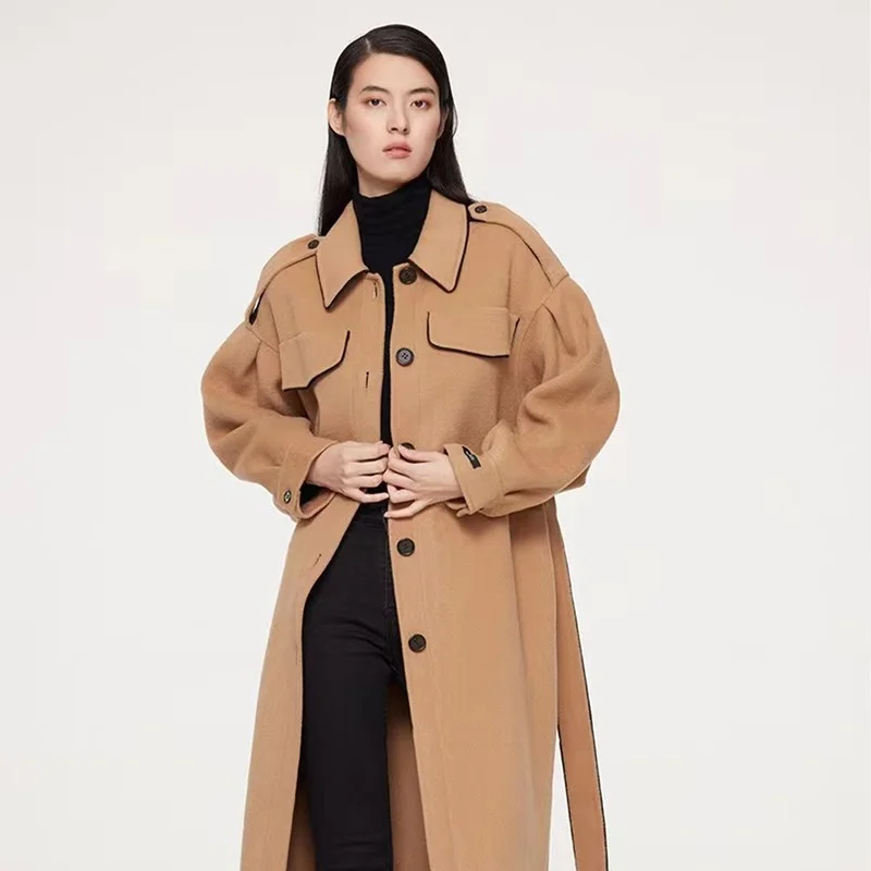 IOO 2023 Winter New French Female Handsome High And Thin Temperament Casual Wool Long Coat High Quality Free Shipping Brand M
IOO 2023 Winter New French Female Handsome High And Thin Temperament Casual Wool Long Coat High Quality Free Shipping Brand M