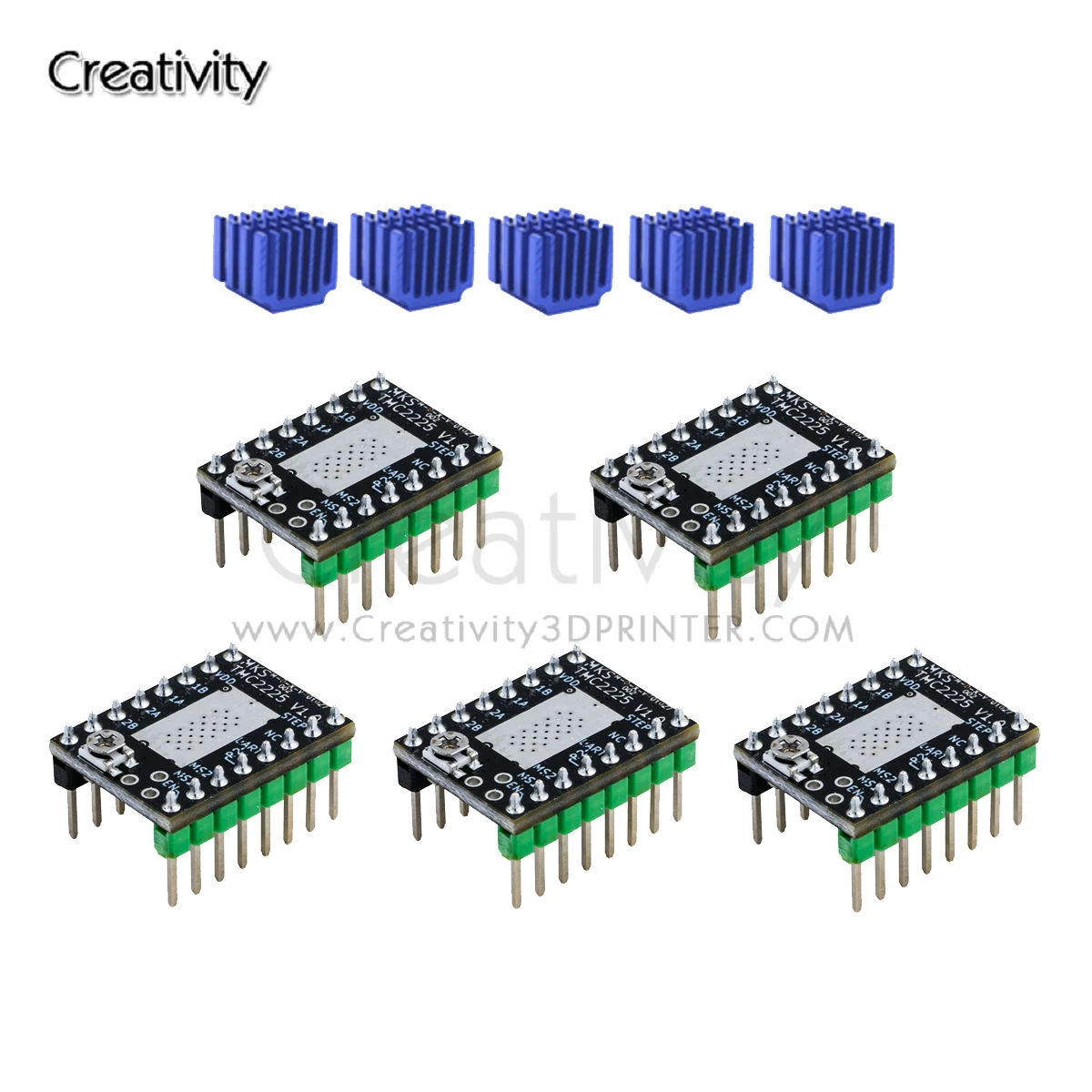 2/5PCS Makerbase MKS TMC2225 2225 Stepper Motor Driver StepStick 3D printer parts ultra silent For SGen_L Gen_L Robin Nano
2/5PCS Makerbase MKS TMC2225 2225 Stepper Motor Driver StepStick 3D printer parts ultra silent For SGen_L Gen_L Robin Nano