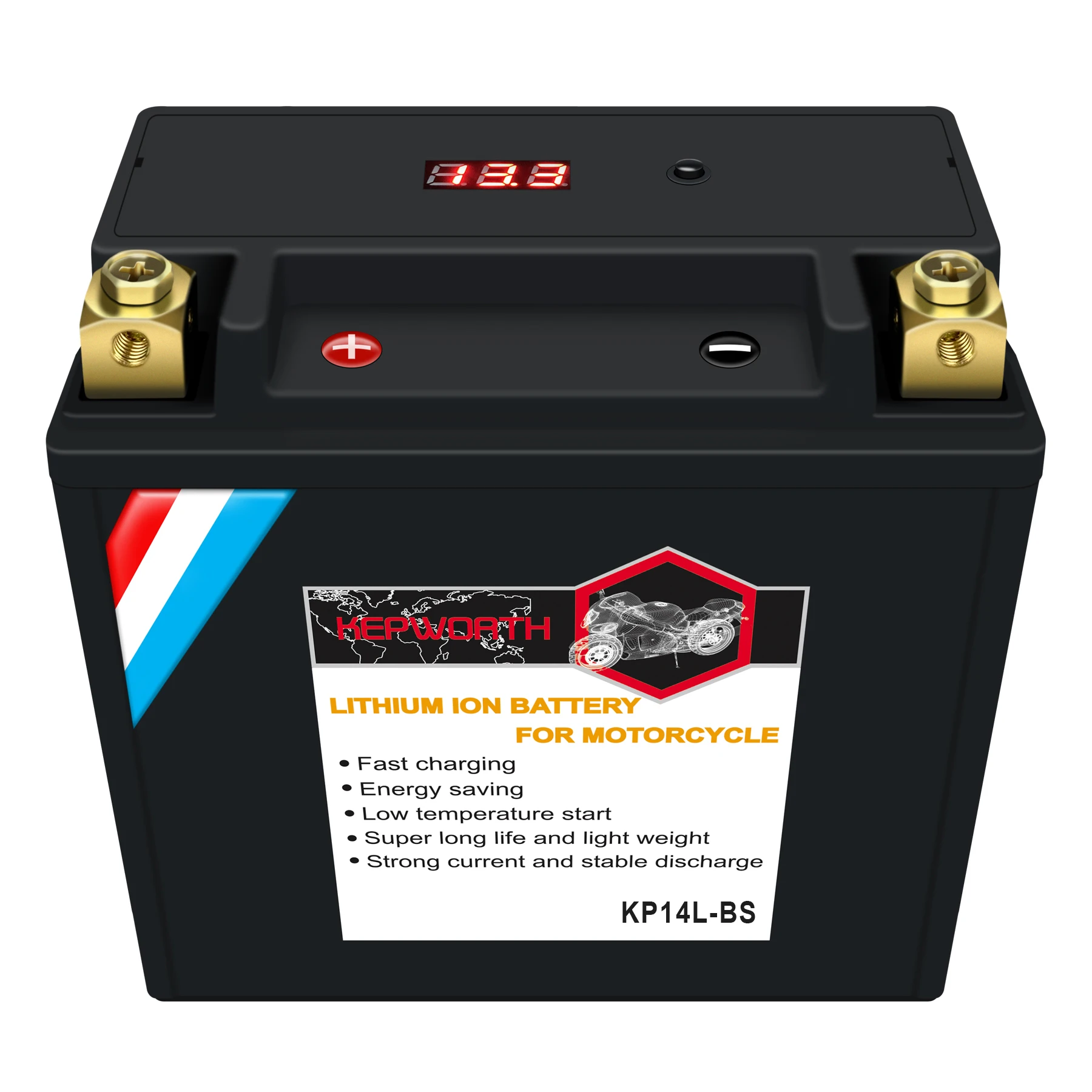 EU Stock 14L-BS 12V литиевая батарея для мотоцикла 9Ah 520CCA Powersport заменяет YTX14L-BS, YTX14L, GYZ16HL, 65958-04B
EU Stock 14L-BS 12V литиевая батарея для мотоцикла 9Ah 520CCA Powersport заменяет YTX14L-BS, YTX14L, GYZ16HL, 65958-04B