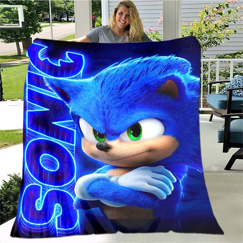 Throw Blanket Fashion Cute Sonikku ソニック・ザ・ヘッジホッグ Flannel Blanket 3D Printed Sonic Soft Blanket Plush Comfortable Children
Throw Blanket Fashion Cute Sonikku ソニック・ザ・ヘッジホッグ Flannel Blanket 3D Printed Sonic Soft Blanket Plush Comfortable Children