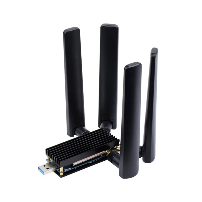 USB3.1 to M.2 Key B Port 5G DONGLE USB Expansion Board with 4 Antennas +Heatsink Dropship
USB3.1 to M.2 Key B Port 5G DONGLE USB Expansion Board with 4 Antennas +Heatsink Dropship