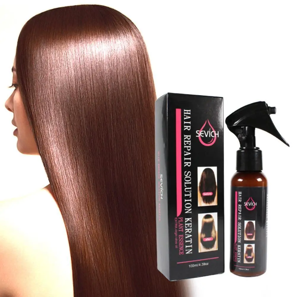 Sevich Hair Smoothing Spray To Repair Dyeing Ironing Damaged Hair Care Oil Makes Hair Silk Shine Prevents Frizz Essential 100ml
Sevich Hair Smoothing Spray To Repair Dyeing Ironing Damaged Hair Care Oil Makes Hair Silk Shine Prevents Frizz Essential 100ml