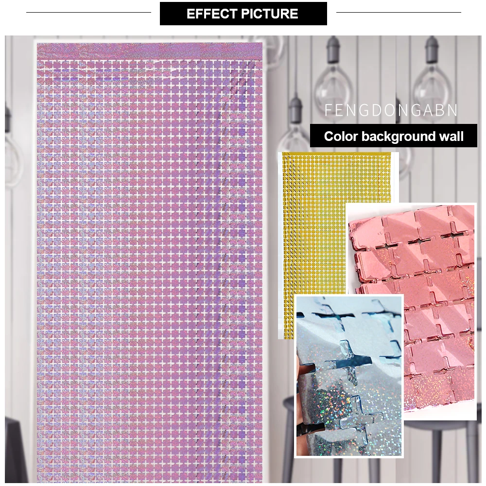 4pcs/lot Party Curtain Bachelorette Party Birthday Party Decorations Sequin Wedding Glitter Backdrop Decorations Wall Curtain
4pcs/lot Party Curtain Bachelorette Party Birthday Party Decorations Sequin Wedding Glitter Backdrop Decorations Wall Curtain