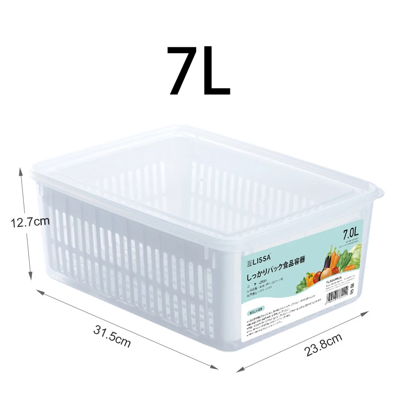 Контейнер для хранения овощей и фруктов
Контейнер для хранения овощей и фруктов