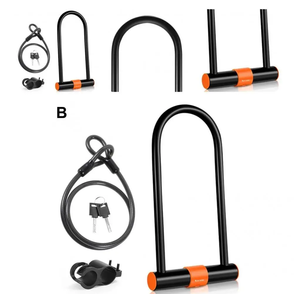 U Lock Reliable Professional Bicycle U Lock Hard Improve Theft Resistance Wheel Lock 
U Lock Reliable Professional Bicycle U Lock Hard Improve Theft Resistance Wheel Lock
