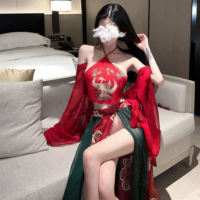 Traditional Classic Chinese Sexy Lingerie For Women Stage Costumes Anime Cosplay Outfit Chiffon See Through Bra And Dresses
Traditional Classic Chinese Sexy Lingerie For Women Stage Costumes Anime Cosplay Outfit Chiffon See Through Bra And Dresses