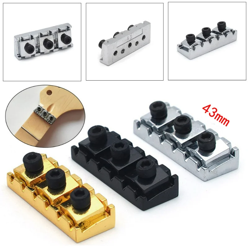 43mm Locking Nut String Lock Double Shake Tremolo System for Electric Guitar Special Parts & Accessories
43mm Locking Nut String Lock Double Shake Tremolo System for Electric Guitar Special Parts & Accessories
