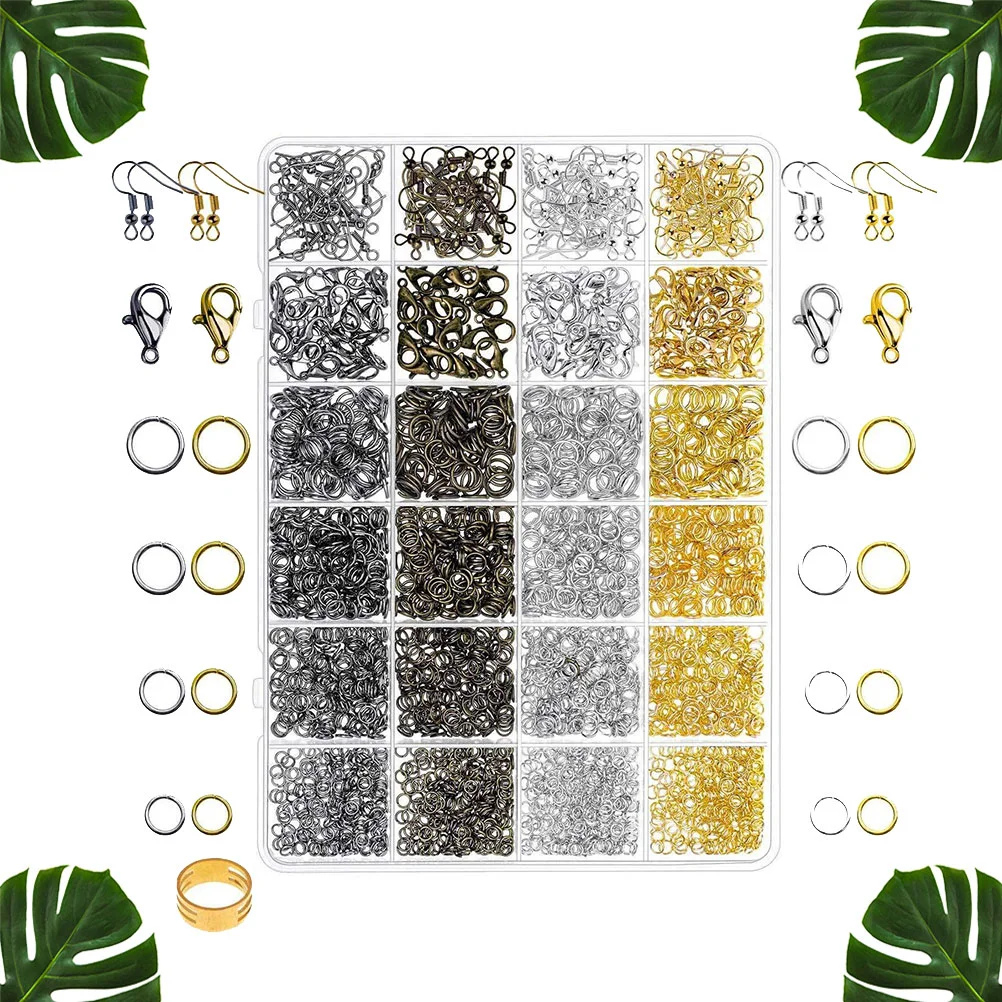 3200pcs 4- 8mm Making Accessories Assorted Metal Circles Lobster Clasps Making Supplies for Students
3200pcs 4- 8mm Making Accessories Assorted Metal Circles Lobster Clasps Making Supplies for Students
