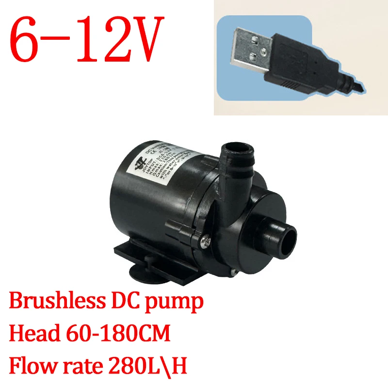 Мини водонасос USB 6-12 В для аквариума 200 л/ч
Мини водонасос USB 6-12 В для аквариума 200 л/ч