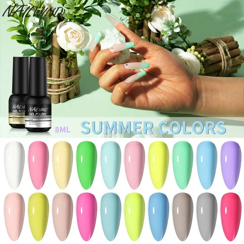 NAILWIND Gel Nail Polish Semi Permanent Esmalte Varnish Hybrid Polish Gel Top And Base Coat UV LED Nail Gel Nail Art Decoration 
NAILWIND Gel Nail Polish Semi Permanent Esmalte Varnish Hybrid Polish Gel Top And Base Coat UV LED Nail Gel Nail Art Decoration