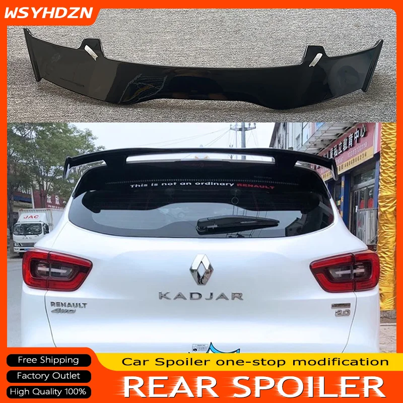 Высококачественный АБС-материал для Renault Kadjar 2015-2022, спойлер из углеродного волокна, вид на крышу хэтчбека, комплект аксессуаров для корпуса заднего крыла
Высококачественный АБС-материал для Renault Kadjar 2015-2022, спойлер из углеродного волокна, вид на крышу хэтчбека, комплект аксессуаров для корпуса заднего крыла