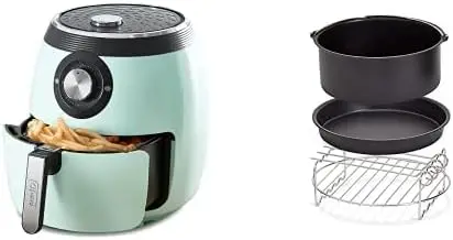 Электрическая Фритюрница DFAF455GBAQ01 Deluxe + духовая плита, 6 кварт, 6 кварт, Aqua & DFAF450UP1, воздушная фритюрница, Делюкс, комплект аксессуаров
Электрическая Фритюрница DFAF455GBAQ01 Deluxe + духовая плита, 6 кварт, 6 кварт, Aqua & DFAF450UP1, воздушная фритюрница, Делюкс, комплект аксессуаров