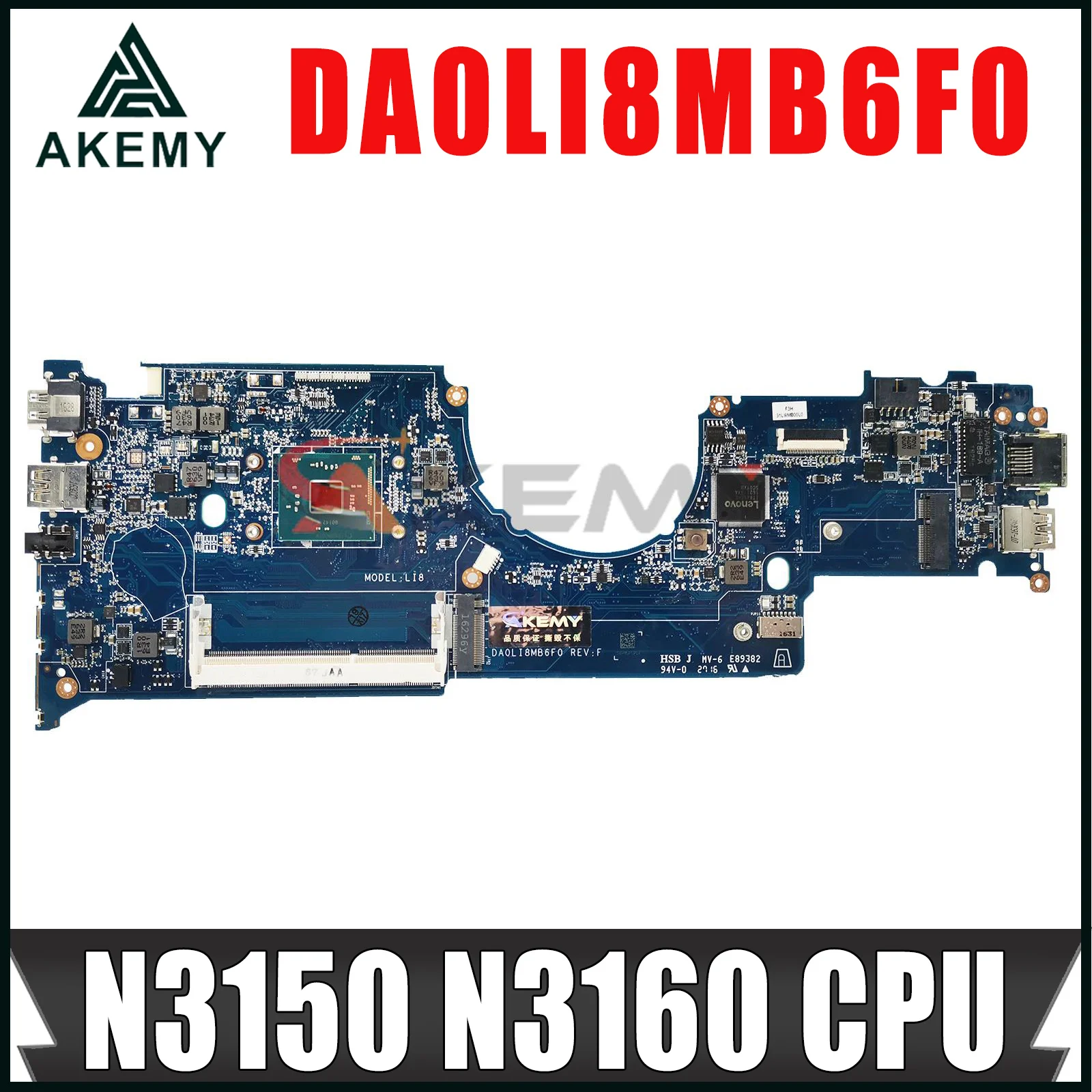 Материнская плата 3-го поколения для Thinkpad Yoga 11e N3150 N3160 Cpu Бортовая 01AV952 01HW745 DA0LI8MB6F0 протестирована в порядке, 100%
Материнская плата 3-го поколения для Thinkpad Yoga 11e N3150 N3160 Cpu Бортовая 01AV952 01HW745 DA0LI8MB6F0 протестирована в порядке, 100%