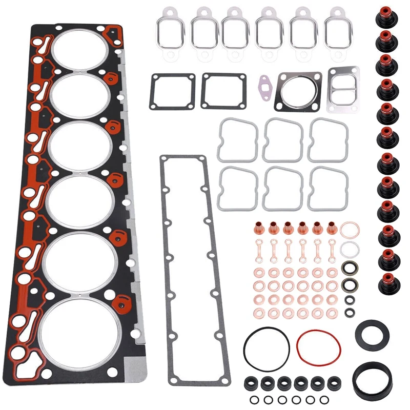 Комплект прокладок головки для замены 3804897 для Cummins Dodge Ram Diesel 5,9 6BT 12 Valve 89-98
Комплект прокладок головки для замены 3804897 для Cummins Dodge Ram Diesel 5,9 6BT 12 Valve 89-98