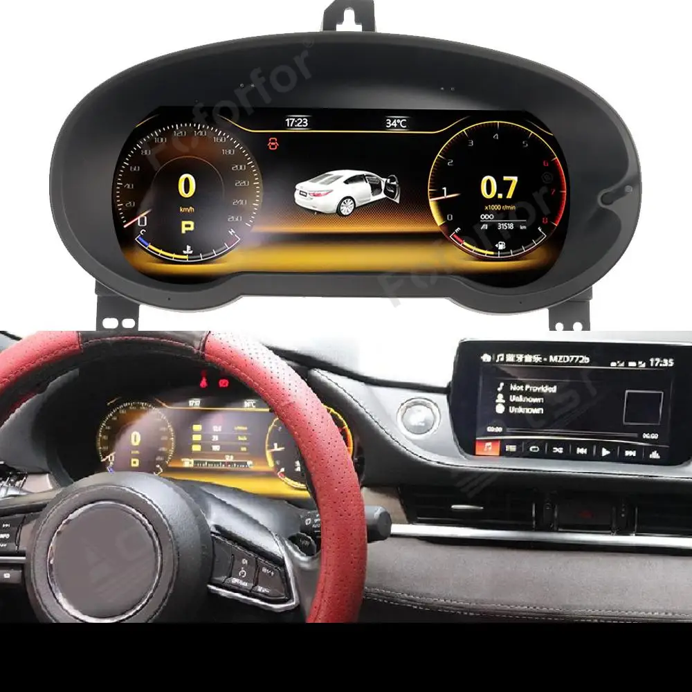 12.3'' LCD Digital Dashboard Cluster Virtual Cockpit For Mazda 3/6/Atenza/CX-5/CX-7/CX4 2015-2021Car Multimedia Car Speedmeters
12.3'' LCD Digital Dashboard Cluster Virtual Cockpit For Mazda 3/6/Atenza/CX-5/CX-7/CX4 2015-2021Car Multimedia Car Speedmeters