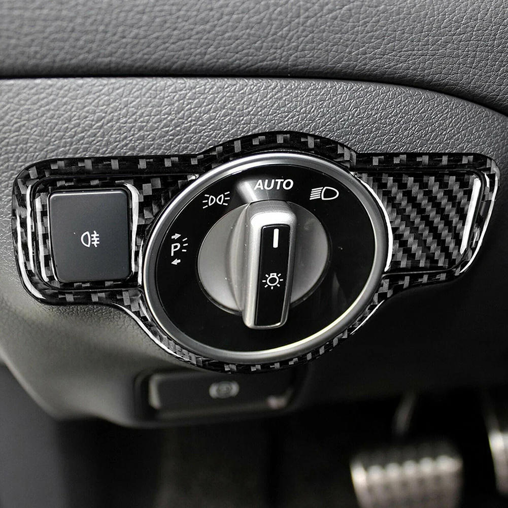 Carbon Fiber Car Headlight Switch Decoration Trim Cover For Benz C Class W204 Headlight Switch Cover Trim Sticker Accessories
Carbon Fiber Car Headlight Switch Decoration Trim Cover For Benz C Class W204 Headlight Switch Cover Trim Sticker Accessories