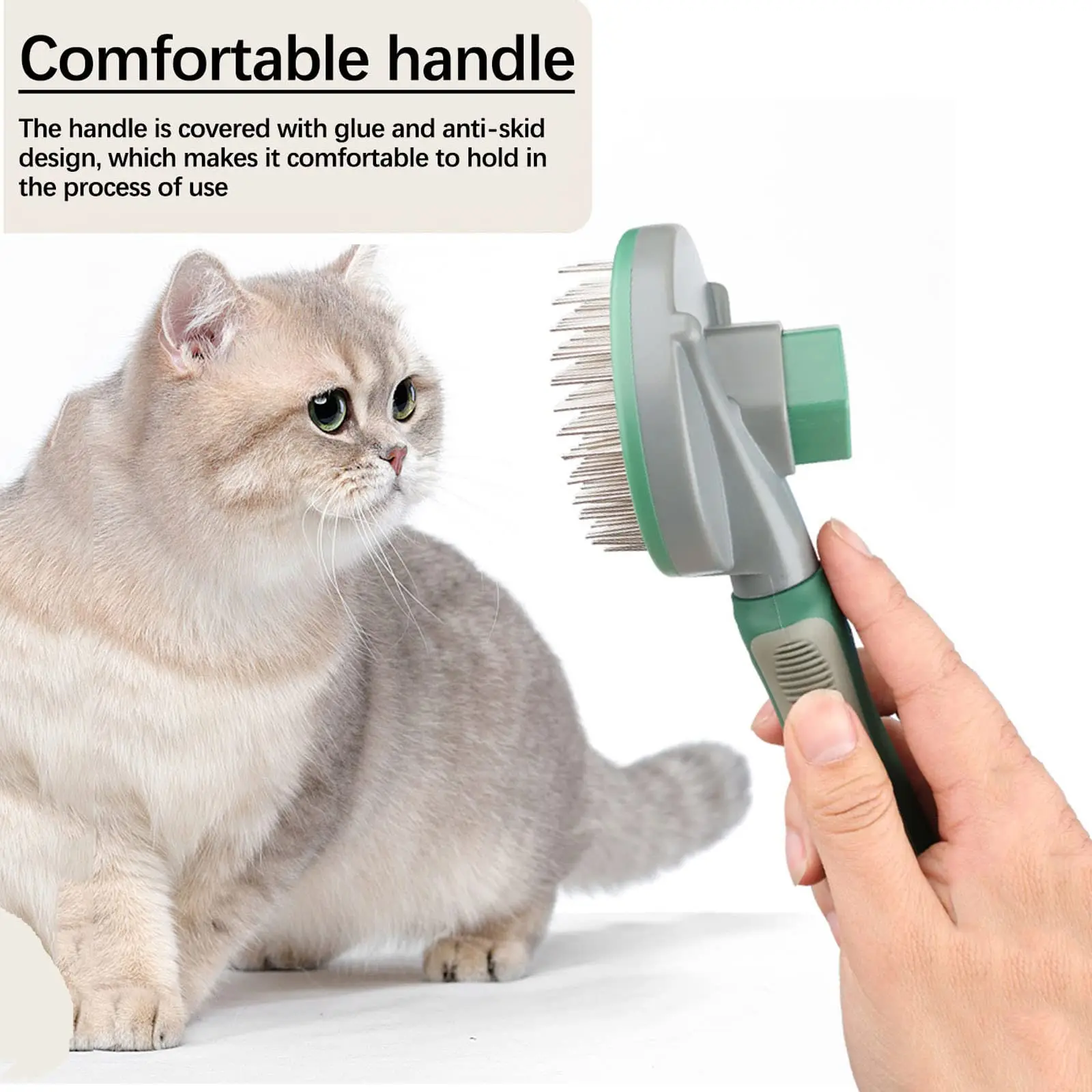 Self Cleaning Slicker Brush Pet Brush for Dog Cat Grooming Comb Hair Massages Particle Pet Comb Improves Circulation Removes Mat
Self Cleaning Slicker Brush Pet Brush for Dog Cat Grooming Comb Hair Massages Particle Pet Comb Improves Circulation Removes Mat