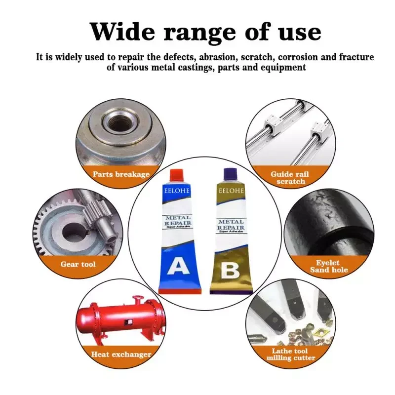 50g Kafuter A+B Metal Repairing Adhesive Super Glue Iron Steel Car Radiator Water Tank Special Leakage Plugging Welding Glue
50g Kafuter A+B Metal Repairing Adhesive Super Glue Iron Steel Car Radiator Water Tank Special Leakage Plugging Welding Glue