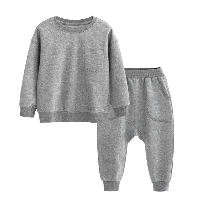 Korean Boys Girls Suit Children's Sets New Autumn Solid Color Long Sleeve Sweatshirt + Sweatpant Two-piece Dropshipping
Korean Boys Girls Suit Children's Sets New Autumn Solid Color Long Sleeve Sweatshirt + Sweatpant Two-piece Dropshipping