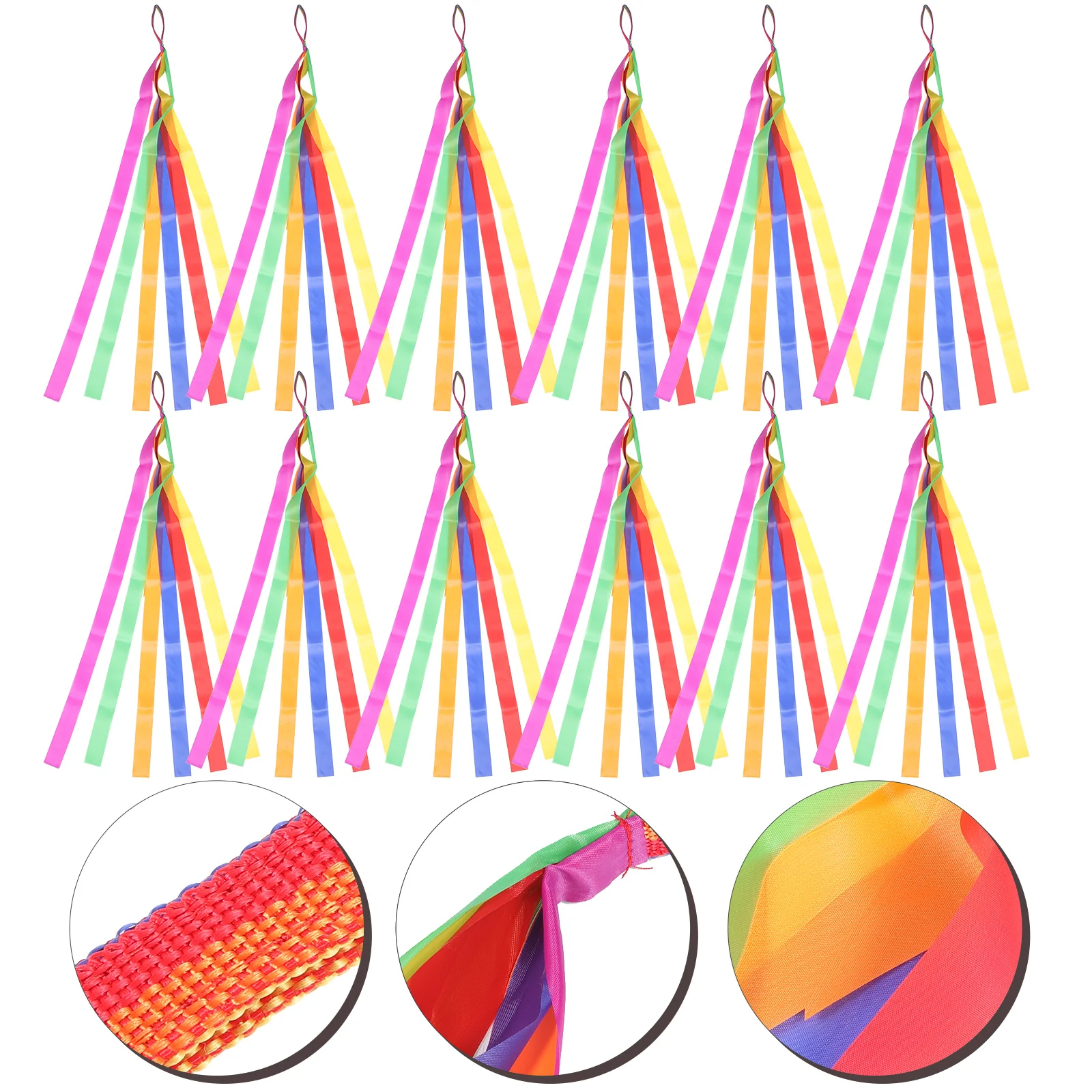 12 Pieces Rainbow Dance Ribbons Classic Ribbons Rainbow Hand Kites Party Favors Toys for Children
12 Pieces Rainbow Dance Ribbons Classic Ribbons Rainbow Hand Kites Party Favors Toys for Children