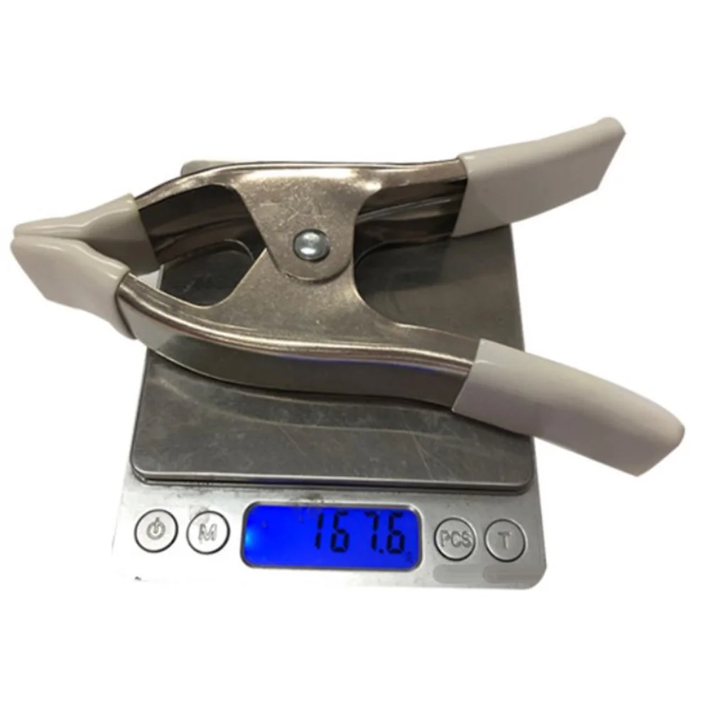 1PC Spring Clamp Nickel Plated Metal Construction Perfect for Woodworking and Holding Materials Adaptable and Robust
1PC Spring Clamp Nickel Plated Metal Construction Perfect for Woodworking and Holding Materials Adaptable and Robust