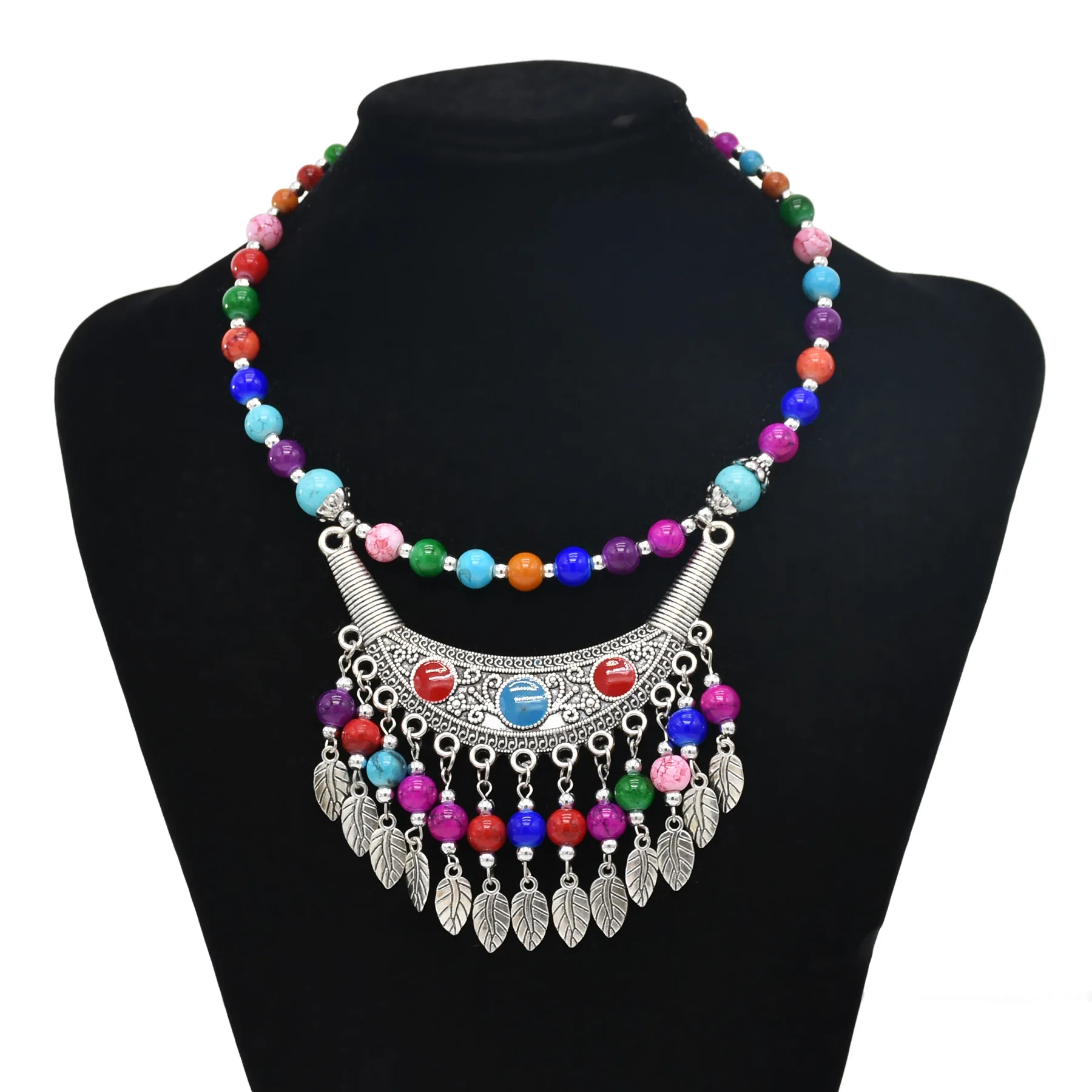 Ethnic Bohemian Colorful Blue Red Beads Chains Necklaces for Women Female Collar Choker Statement Necklace Gypsy Turkish Tribal
Ethnic Bohemian Colorful Blue Red Beads Chains Necklaces for Women Female Collar Choker Statement Necklace Gypsy Turkish Tribal