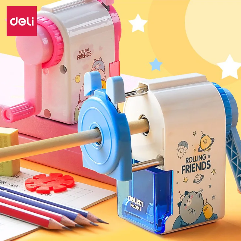 Deli 0641 Pencil Sharpener Pencil Sharpener Hand for Children Can Love Kawaii Penknife for Students Stationery School Supplies
Deli 0641 Pencil Sharpener Pencil Sharpener Hand for Children Can Love Kawaii Penknife for Students Stationery School Supplies