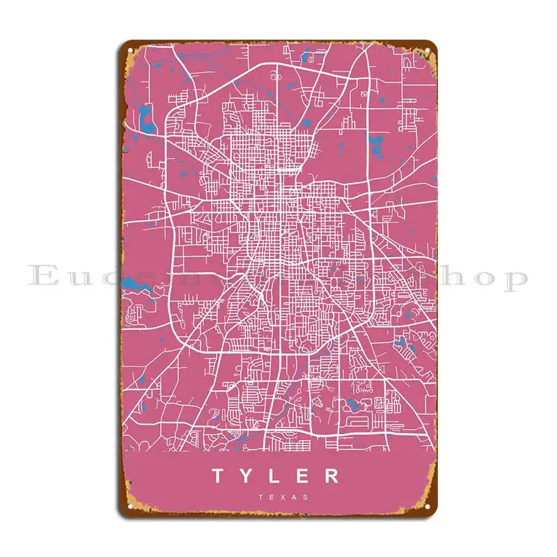 TYLER Art Map Texas Metal Sign Retro Wall Cave Custom Create Club Tin Sign Poster 
TYLER Art Map Texas Metal Sign Retro Wall Cave Custom Create Club Tin Sign Poster