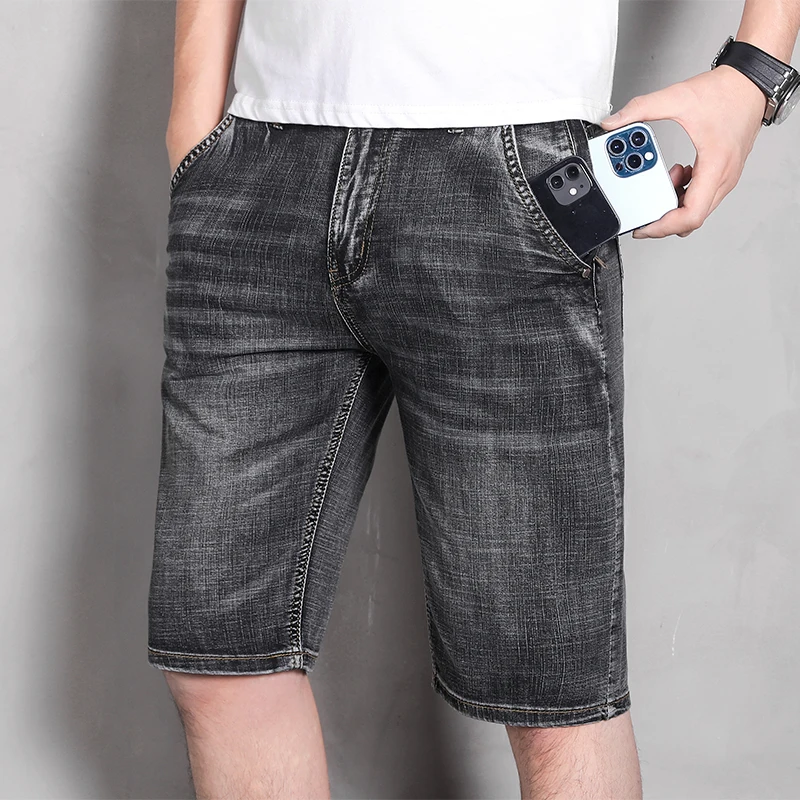 Casual Men Denim Shorts Stretch Straight Five-point Pants Personality Anti-theft Zipper Design Male Clothing Jeans Shorts
Casual Men Denim Shorts Stretch Straight Five-point Pants Personality Anti-theft Zipper Design Male Clothing Jeans Shorts