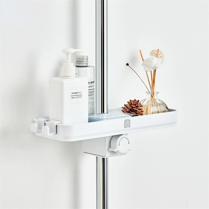 Diiib Dabai Bathroom Shelf Shower Storage Tray Soap Tray Shower Rod Tray Punch-free Bathroom Accessories Up Down Displacement
Diiib Dabai Bathroom Shelf Shower Storage Tray Soap Tray Shower Rod Tray Punch-free Bathroom Accessories Up Down Displacement