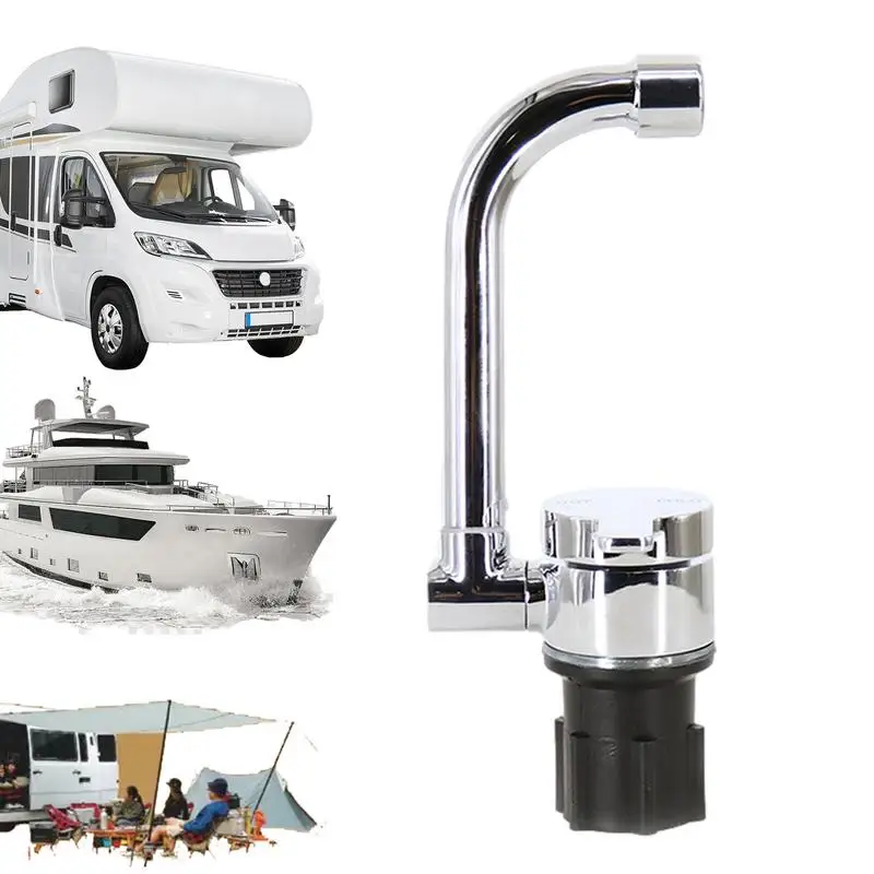 

360 Degree Swivel RV Faucet Humanized Brass Faucet Convenient And Rotatable In 360 Boating Equipment For Bar Yacht Boathouses