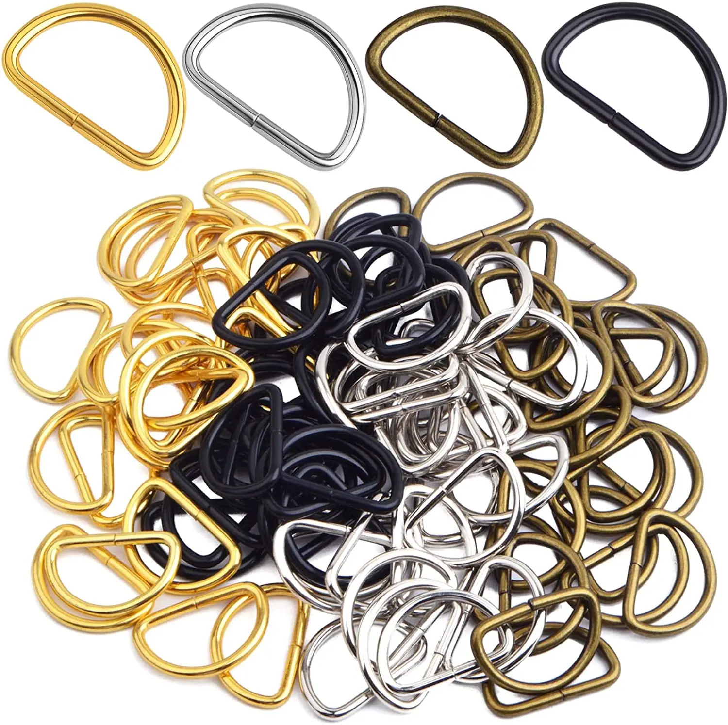 Металлические полукруглые D-образные кольца, 100 шт., многофункциональные полукруглые D-образные кольца с пряжкой для детской одежды, 4 цвета
Металлические полукруглые D-образные кольца, 100 шт., многофункциональные полукруглые D-образные кольца с пряжкой для детской одежды, 4 цвета