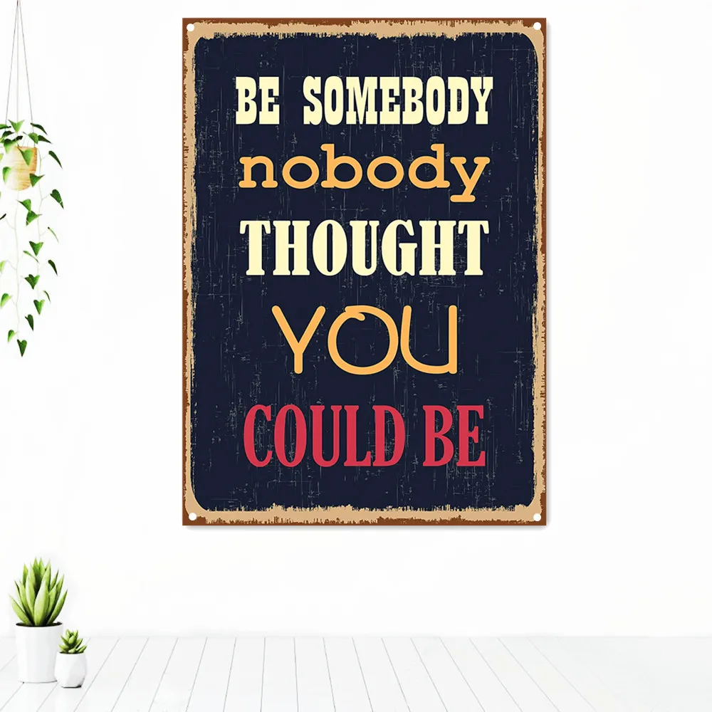 BE SOMEBODY NOBODY THOUGHT YOU COULD BE. Inspirational Wall Art Tapestry Prints Poster Success Quotations Banner Flag Mural
BE SOMEBODY NOBODY THOUGHT YOU COULD BE. Inspirational Wall Art Tapestry Prints Poster Success Quotations Banner Flag Mural