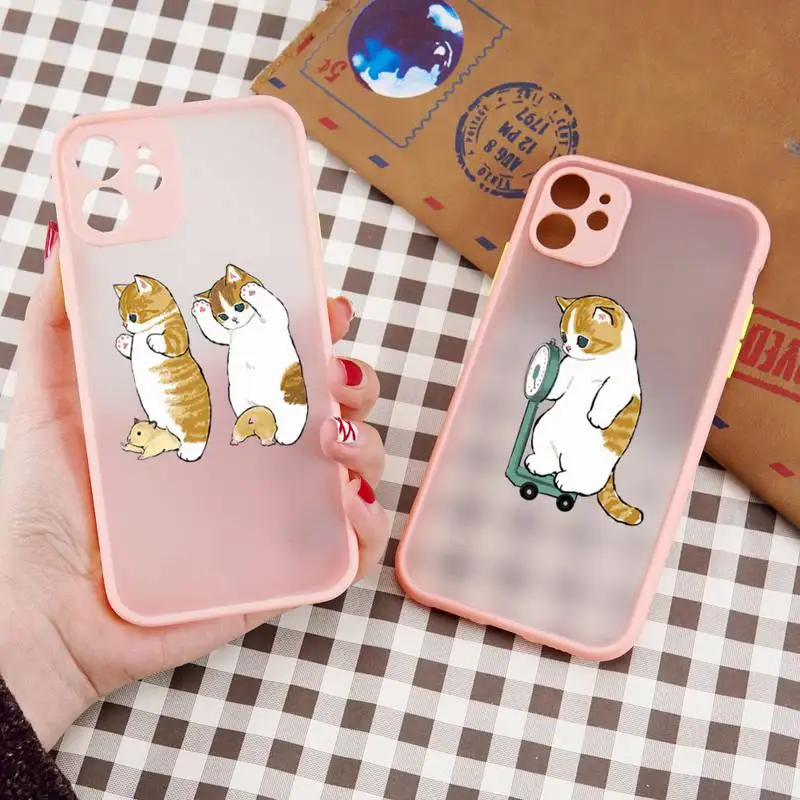 Cartoon cat cute art painting Phone Case matte transparent For iphone 7 8 11 12 13 plus mini x xs xr pro max cover
Cartoon cat cute art painting Phone Case matte transparent For iphone 7 8 11 12 13 plus mini x xs xr pro max cover