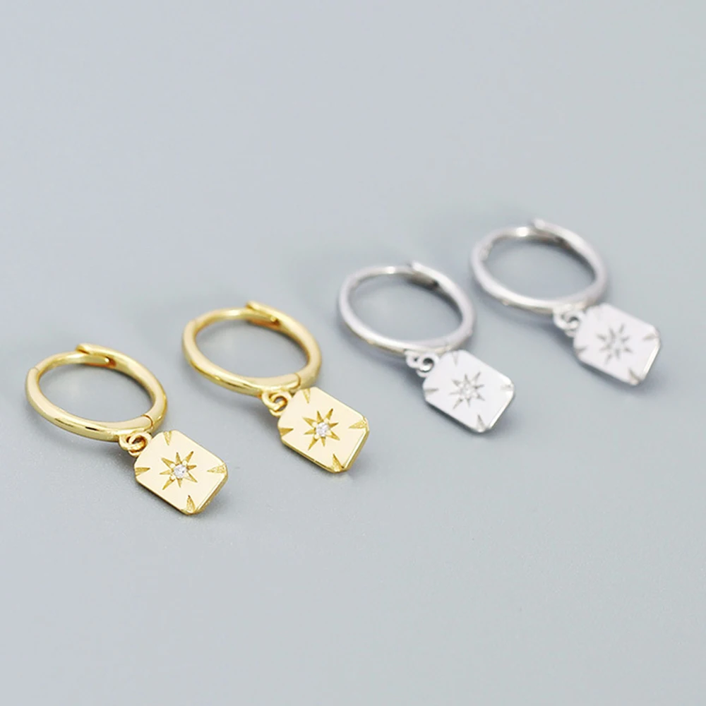 WPB S925 Sterling Silver Earrings Women Square Earrings Star Diamonds Premium Jewelry For Women Girls' Holiday Gifts Wedding
WPB S925 Sterling Silver Earrings Women Square Earrings Star Diamonds Premium Jewelry For Women Girls' Holiday Gifts Wedding